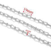 1meter PVD Gold Plated Stainless Steel Thick Large Heavy Chains Necklace Bracelet DIY Jewellery Making Finding