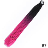 Long Braided Ponytail Hair Extensions 60CM