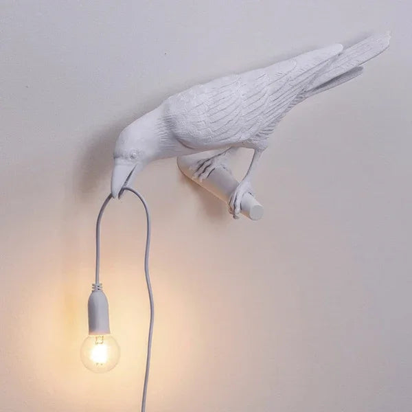 Nevermore Raven Wall Light Fixtures and Lamps
