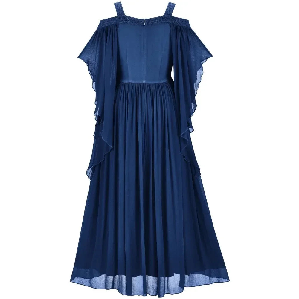 Medieval Fae Elf Dress Cosplay Costumes