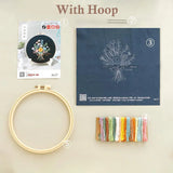 Mushroom Embroidery Kit DIY Needlecraft for Beginners