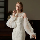 Puff Tulle Arm Sleeves