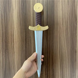 Kids Toy Golden Lion Shield Sword Sets PU Cosplay Role Play Props