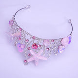 Mermaid Marina's Crown Seashell Starfish Tiaras