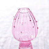Mushroom Glass Vase Plant Hydroponic Terrarium Vase