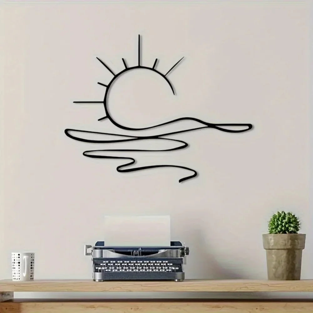Sunrise Iron Wall Decor Metal Wall Art