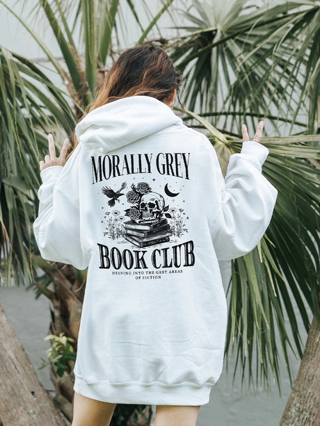 Morally Grey Book Club Sweater Unisex Book Lover Sweatshirt