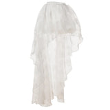 Gothic Tulle Skirt Steampunk Floral Lace