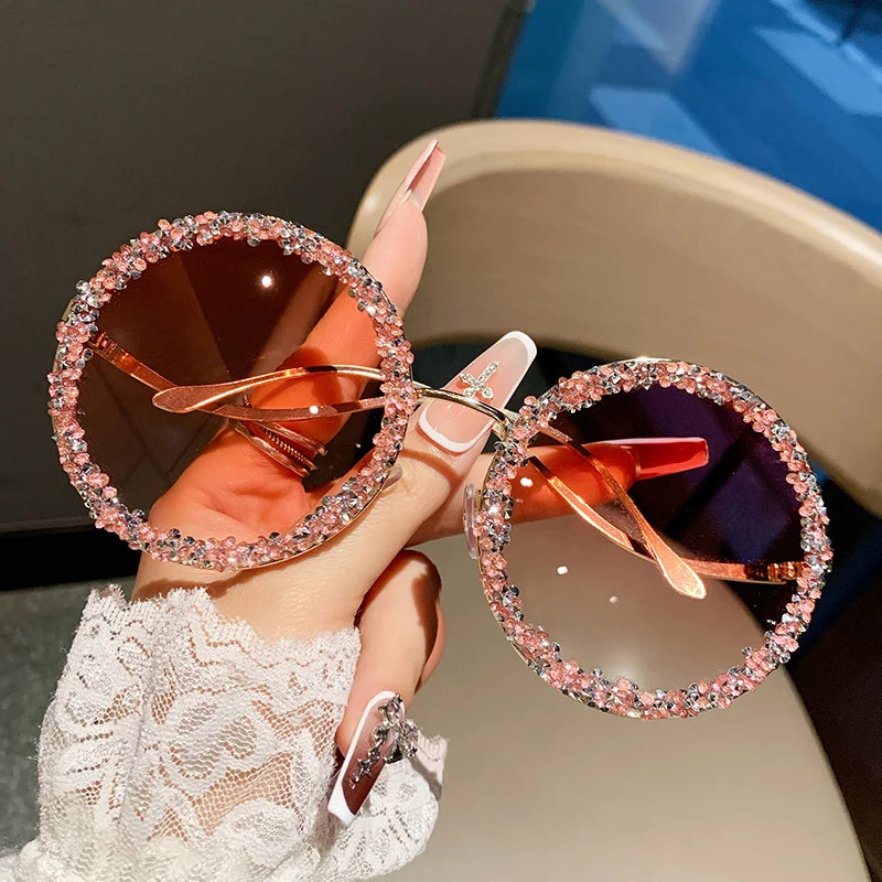 Diamond Moon Fun Glasses Sunglasses