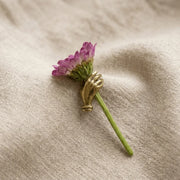 Hand-Held Flower Brooch Lapel Pin Fresh Flower Holder