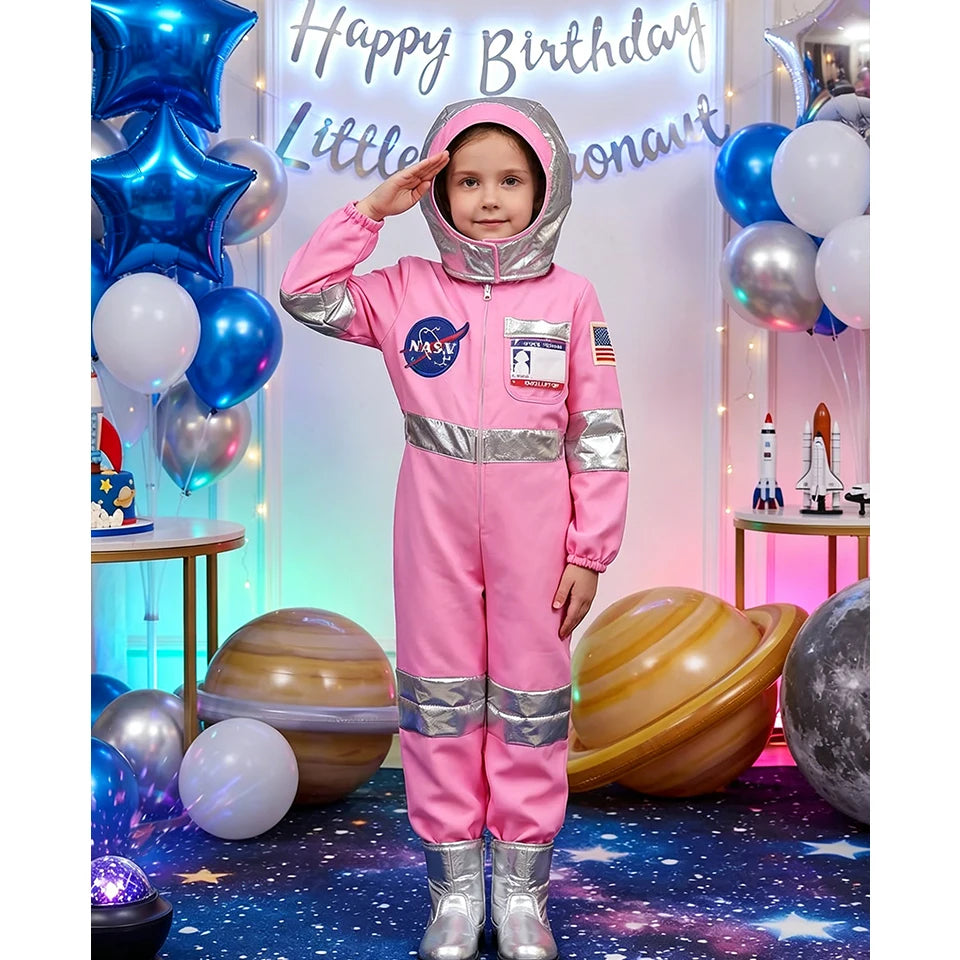 Fantasy Space Astronaut Kids Book Week Costumes Halloween Spacesuit