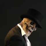Skeleton Bio-Mask Halloween Horror Mask Cosplay Props Latex Full Skull Cap