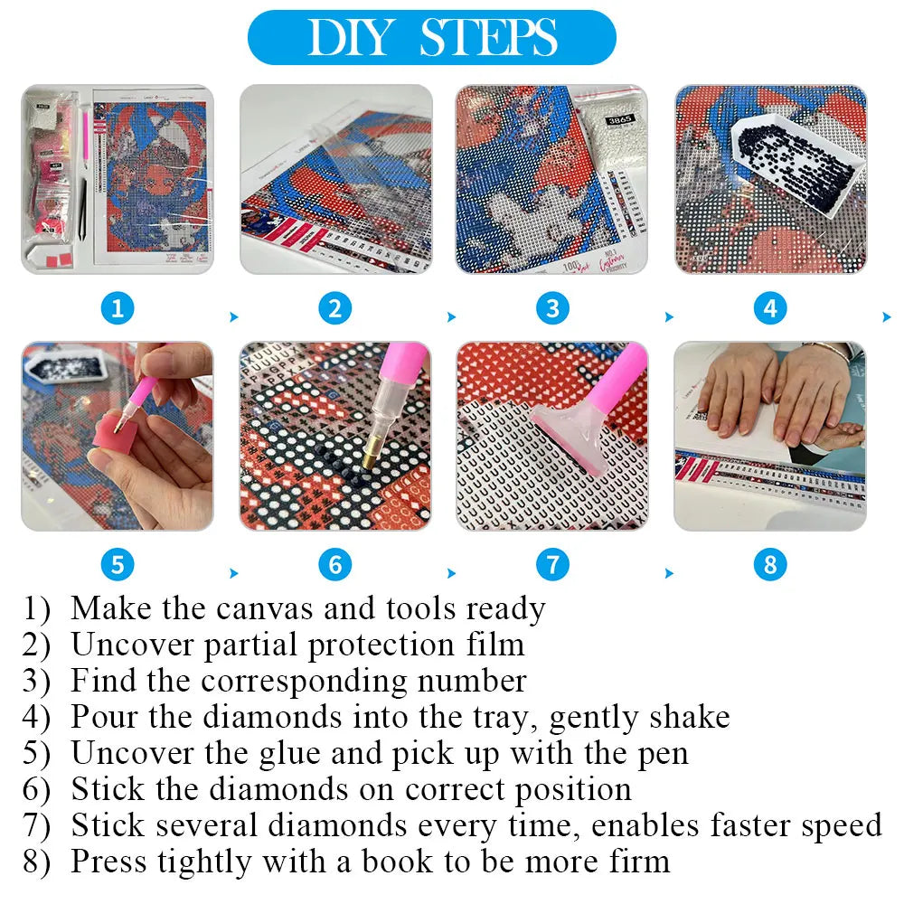 Starry  Night Sky Cloudscape Diamond Painting Kits Full Diamond Mosaic DIY Craft