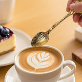 Golden Dragonfly Flower Bird Starfish 11CM Mini Spoon Teaspoon