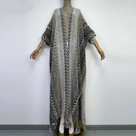 Huggelicious Tassel Knitted Long Cardigans 30 Colours