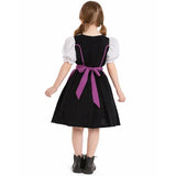 Girls German Dirndl Dress Oktoberfest Costume Witch Cosplay Costume