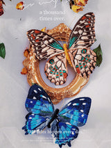 Beginner Butterfly Embroidery Kits With Hoop DIY Brooch Embroidery Kit