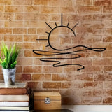Sunrise Iron Wall Decor Metal Wall Art