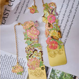 Metal Flower Bookmarks
