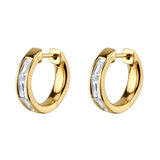 Colourful Zircon Gold Stud Earrings Mix'n'Match