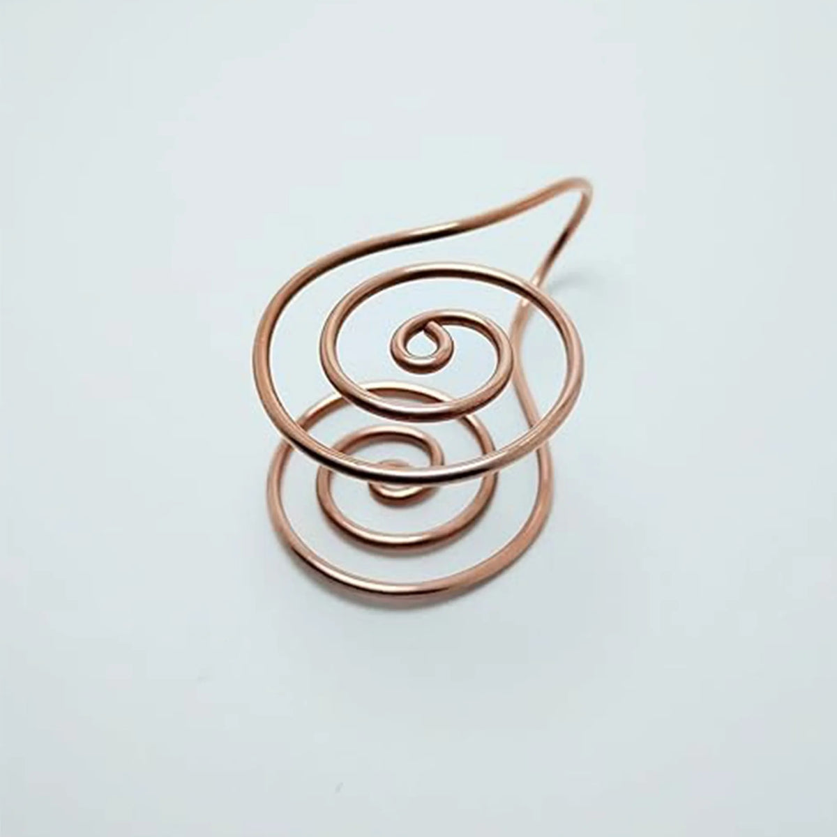 Adjustable Copper Spiral Palm Cuff Handmade Jewellery for Meditation & Energy Healing