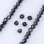 3/4/6mm Rainbow Austria Bicone Crystal Beads AB Colour Faceted Glass Beads for DIY Jewellery Making