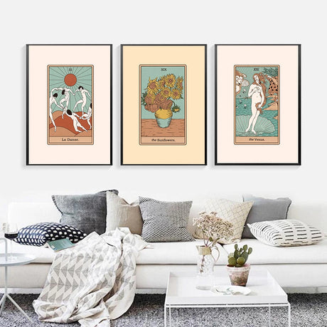 Alternative Tarot Wall Art Canvas Prints Home Decor