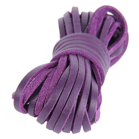 5 Meters Flat Genuine Leather Cord Strip Leather Coloured Ribbon Leather Jewellery Making