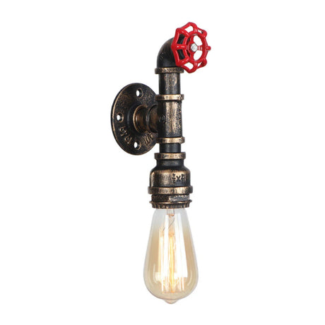 Industrial Water Pipe Wall Lights Lamp Sconce Lighting
