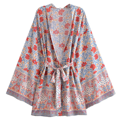 Boho Cover Ups Short Kimono