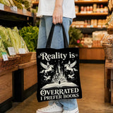 Fantasy Readers Society Canvas Totes B-Bag Storage Bags Large Capacity Shopping Bag