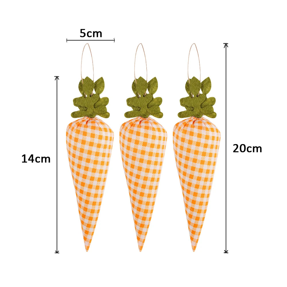 Carrot Easter Decorations, Ornaments, Craft Items