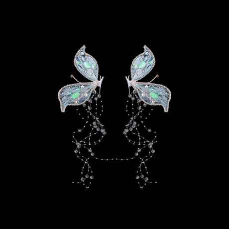 Fairy Siofra's Crystal Headpiece Hair Clips