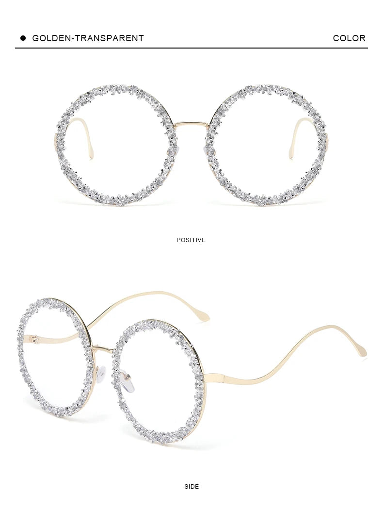 Diamond Moon Fun Glasses Sunglasses