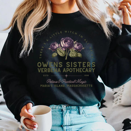 Practical Magic Sweatshirt Owen Sisters Witch Pullover Sweater Jumper
