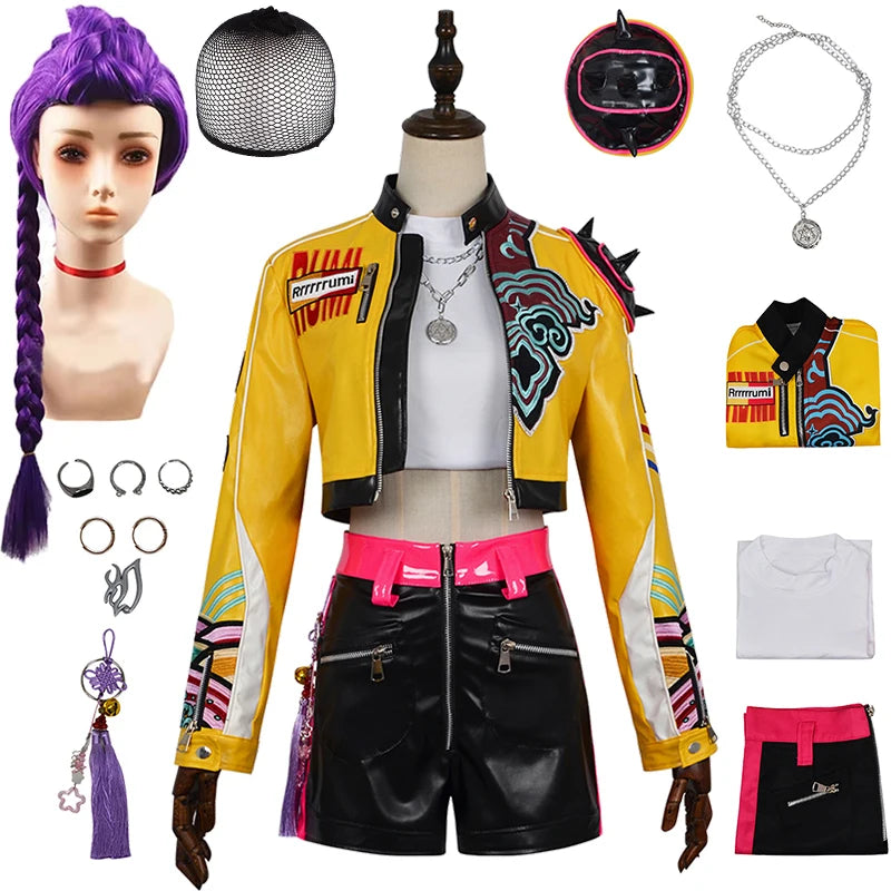 KPop Mira Zoey Rumi Demon Hunters Child Teen Adult Halloween Costumes