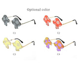 Fungi Funglasses Mushroom Rimless Sunglasses