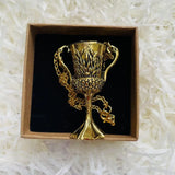 Horcrux Golden Chalice Pendant Necklace with Gift Box