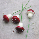 Mushroom Picks 33PCS Miniatures Artificial Foam Resin Fairy Garden Bonsai Pot Plant Decor