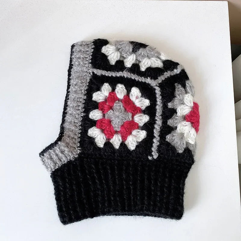 Handmade Crochet Balaclava Hoodie Hats