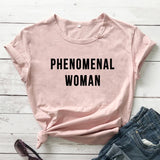 PHENOMENAL WOMAN Cotton T-Shirt