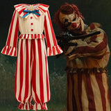 Clown In A Cornfield Kid Cosplay Halloween Costume Girls Boy Clown Jumpsuit