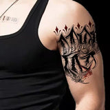 4pc/Lot Dark Art Waterproof Temporary Tattoo Prajna Eye Star