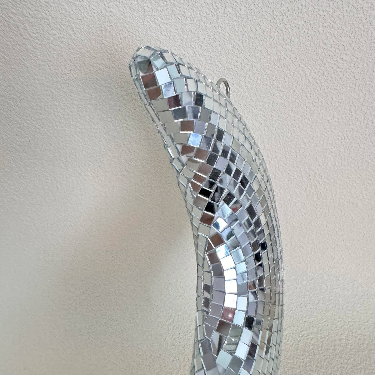 Hanging Moon Disco Mirror Ball Mirror Ornament Decor