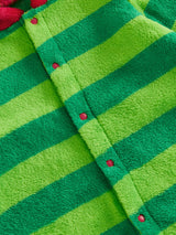 Hungry Caterpillar Baby Boys Girls Fall Winter Romper Long Sleeve Plush Costume Fleece Long Sleeve Hooded Jumpsuit