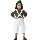 Willy Wonka Charlie and the Chocolate Factory Oompa Loompa Cosplay Book Week Halloween Costumes