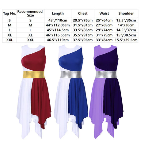 Adult Sparkly Sequin Ballet Tutu Gymnastics Leotard Dance Dress Asymmetrical Lyrical Dance Costumes