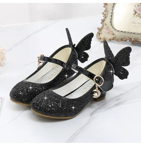 Magical Glittery Butterfly Girls Shoes