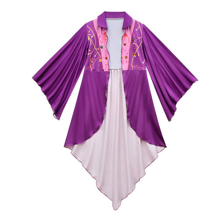Hocus Pocus 2 Costume Girls Sanderson Sisters Children Sarah Witch Dress
