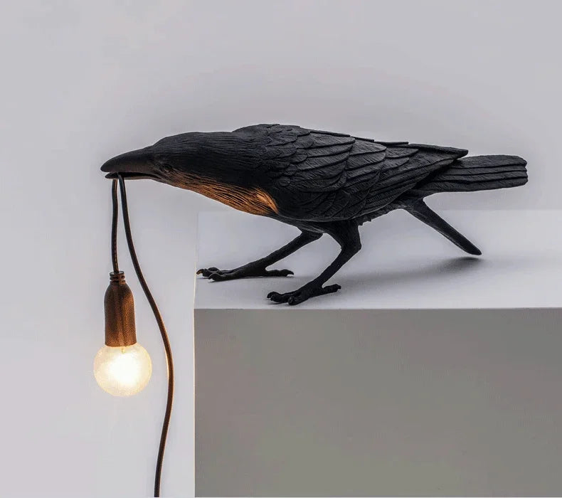 Nevermore Raven Wall Light Fixtures and Lamps